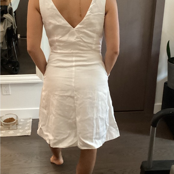 White linen dress size small - Picture 2 of 3